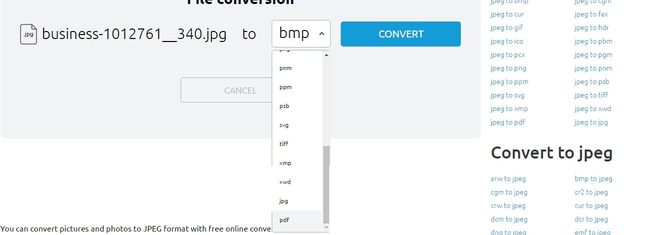 How to convert Jpg and Jpeg to PDF 100% free