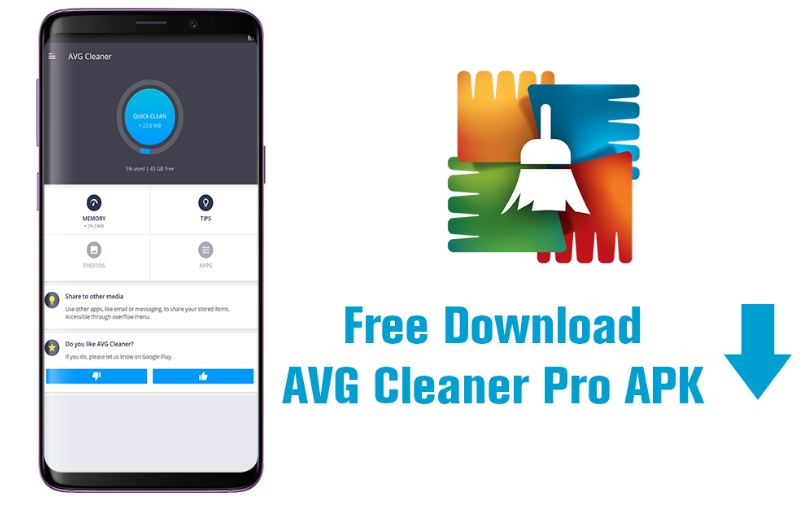Download Avg Cleaner Pro Mod Apk