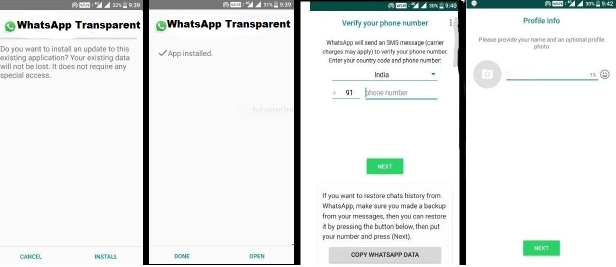 Download WhatsApp Transparent Apk The Latest Version 2020 For Android
