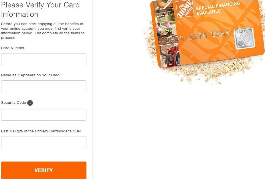 How To Login To Home Depot Consumer Credit Card?