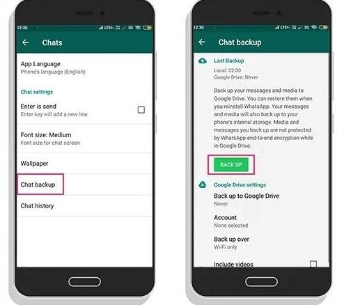 How To Backup For NS Mod WhatsApp Apk