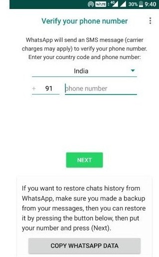 Instal TM WhatsApp