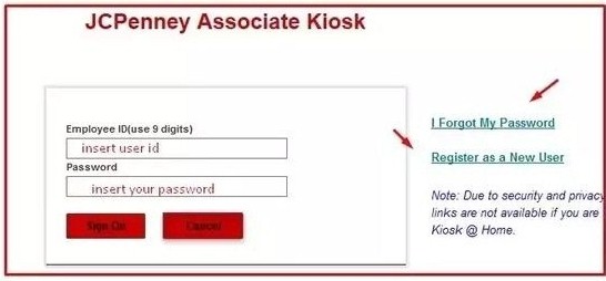 How To Reset Your Password On JCPenney Kiosk Portal