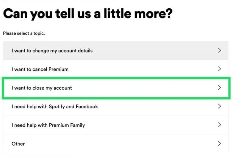 How to Deleting Spotify Account