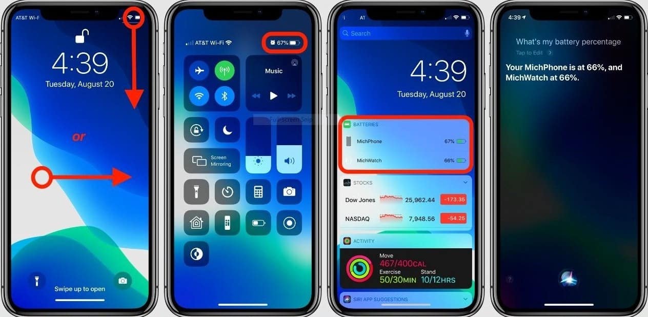 How to Show the Battery Percentage on iPhone XR, X, and XS 2021