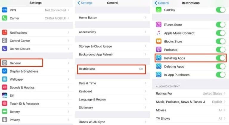 How to Get the App Store Back if I Missing On iPhone & iPad