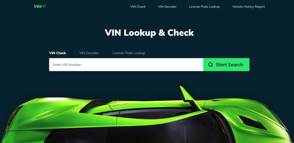 VinPit VIN Decoding Platform