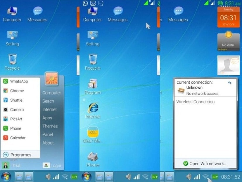 Features Of Android Windows 7 APK