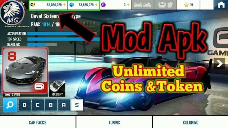 Asphalt 8 MOD Apk v5.8.0k Download (Unlimited Money