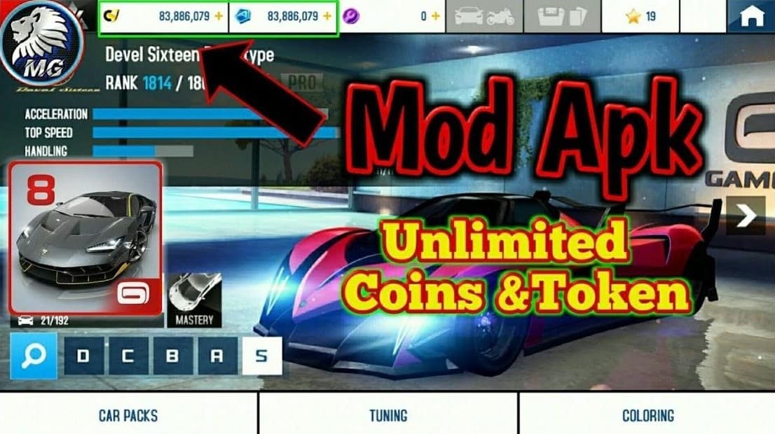 Asphalt 8 MOD APK v7.1.0m (Free Shopping) Download 2023