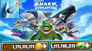Hungry Shark Evolution MOD APK (Unlimited Coins, Diamonds, Pearls)