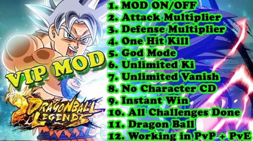 Dragon Ball Legends MOD APK (Unlimited Crystals, MOD Menu, Immortal)