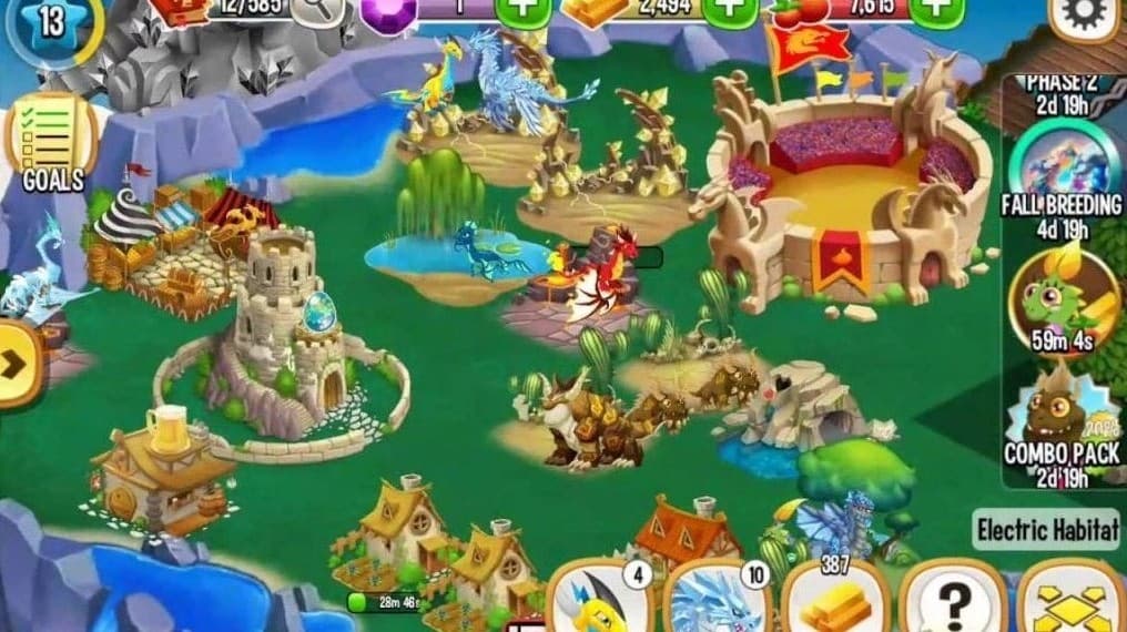 Download Dragon City MOD APK (Unlimited Gems and Money and Food) Latest Version 2021