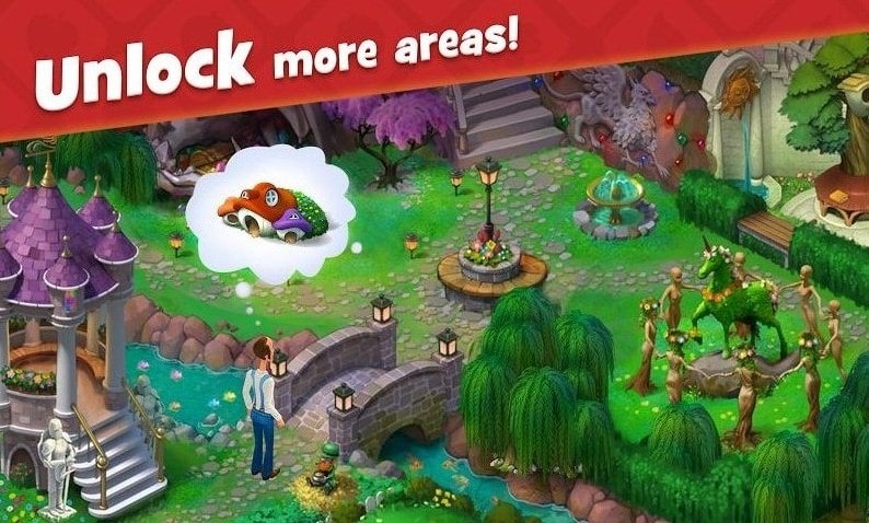 Gardenscapes MOD APK Unlimited Stars and Coins Download Latest Version 2021