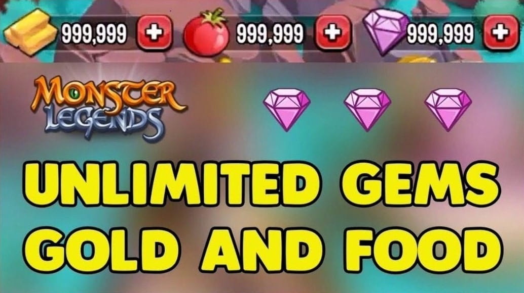 Download Monster Legends MOD APK Unlimited Everything (Money/Gems/Food) Latest Version 2021