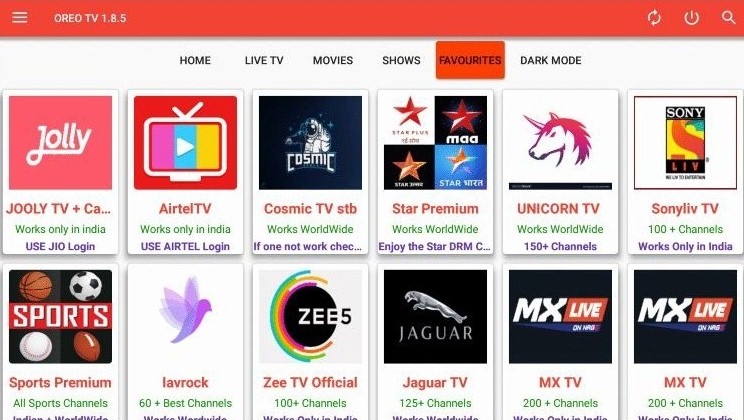 Oreo TV MOD APK Download Free (No Ads) Latest Version 2021