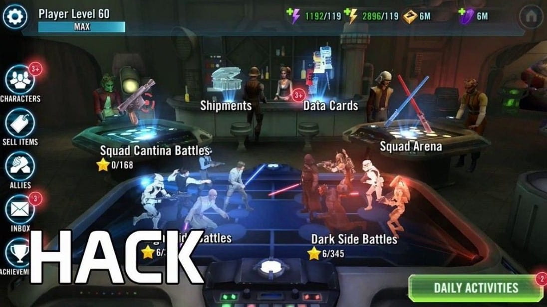 Download Star Wars Galaxy Of Heroes MOD APK Unlimited Crystals Latest Version 2021