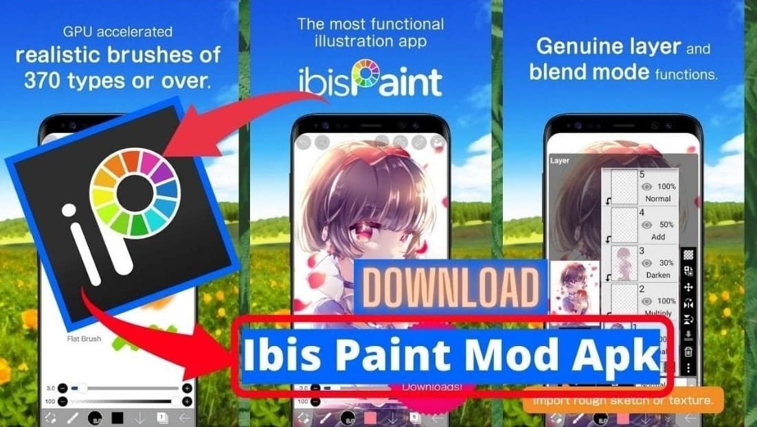 Download Ibis Paint X Pro MOD APK (Pro Unlocked, Black, No Ads) Latest Version 2022