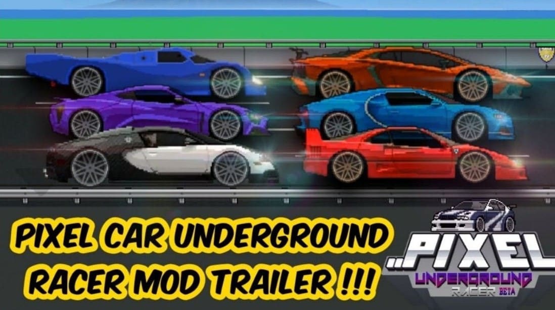 Pixel Car Racer MOD APK v1.2.3 (Unlimited Money, No Ads, Supercars)