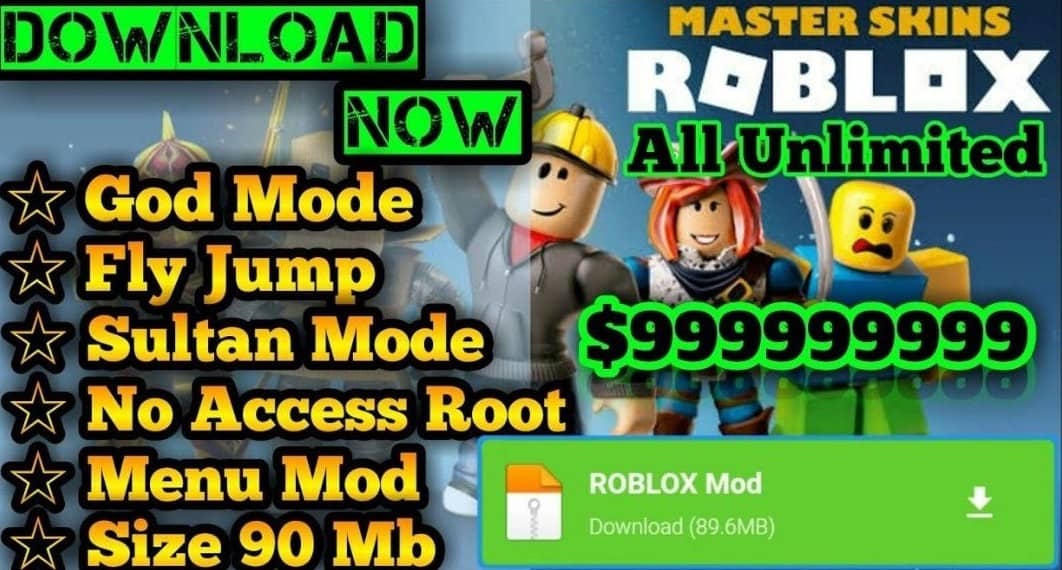 Roblox MOD APK Unlocked Everything (Fly Hack, No Human Verification) Latest Version 2022