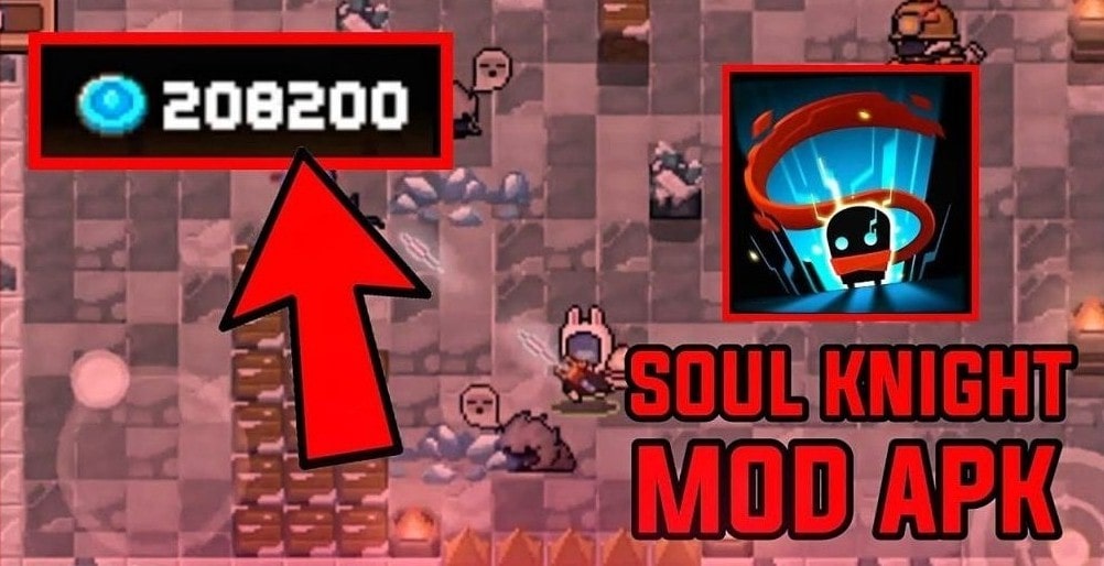 Download Soul Knight MOD APK (GOD Mode, Unlimited Health, All Unlocked) Latest Version 2022