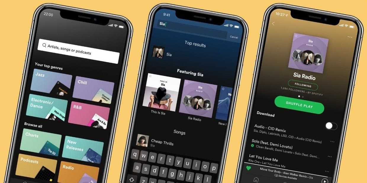 ดาวน์โหลด Spotify Premium MOD APK iOS, iPhone, iPad, iPod