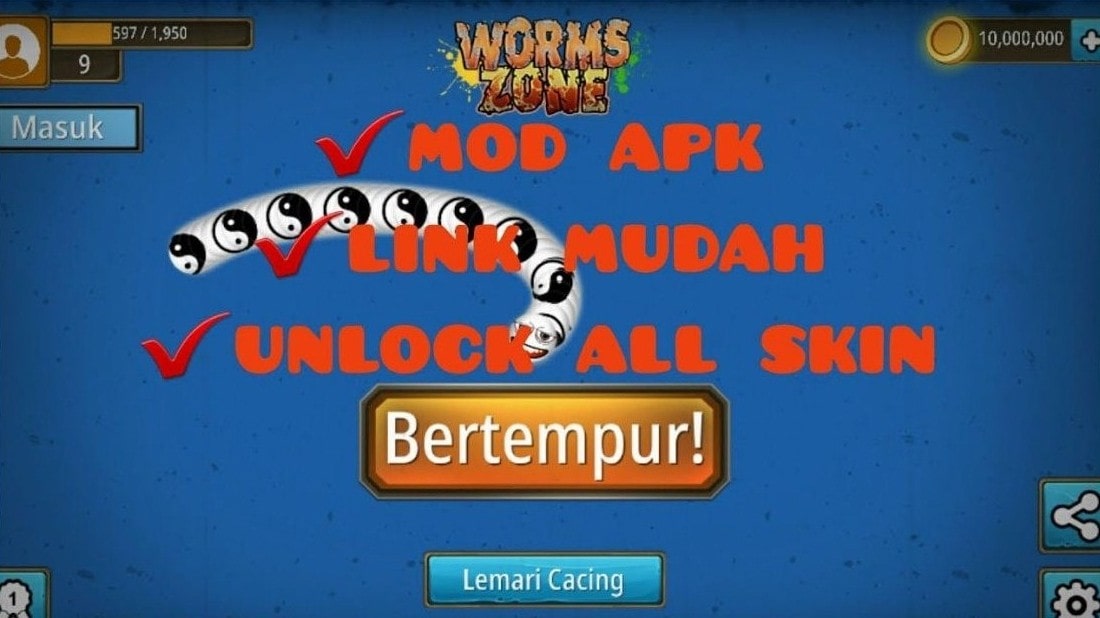 АpkМodЕxpert on LinkedIn: Worms Zone.io APK + MOD (Unlimited Coins, Skins  Unlocked) V4.6.2 -…