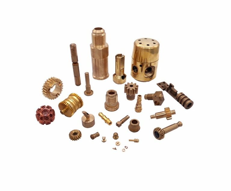 Components Made of Brass That Have Been Machined Into The Desired Shape
