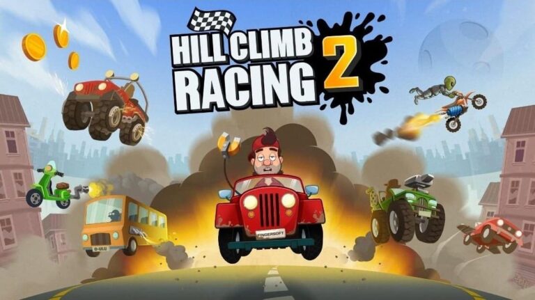 Hill Climb Racing 2 MOD APK (Unlocked All Cars, Unlimited Fuel, Coins)