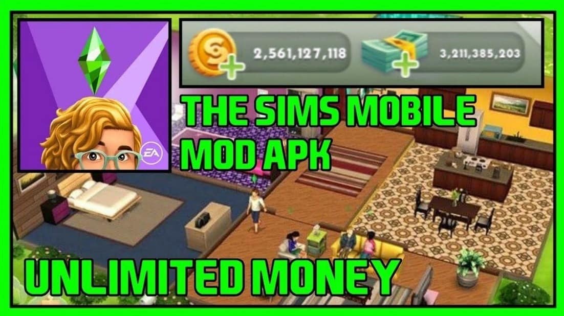 Sims Mobile MOD APK (All Unlocked, Unlimited Energy, Max Level) Latest Version 2022