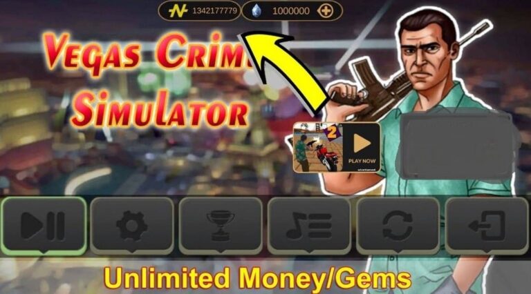 Vegas Crime Simulator 2 MOD APK (Unlimited Money, Gems, VIP)