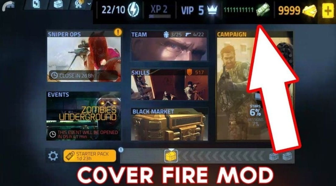 Cover Fire MOD APK Feauters