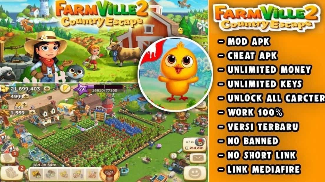FarmVille 2 Country Escape APK MOD Features