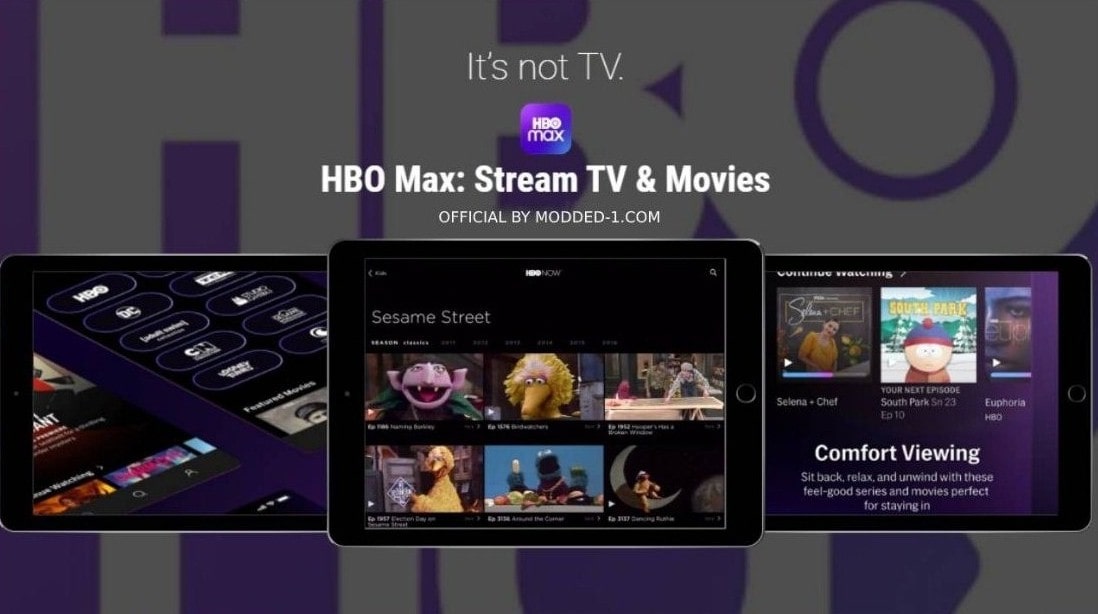 HBO Max MOD APK (Premium Subscription, Cracked) for Android, iOS