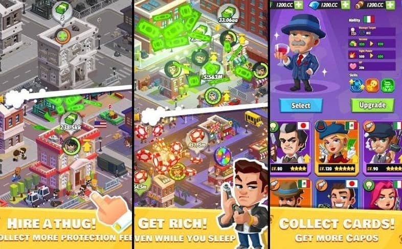 Idle Mafia MOD APK (Unlimited Gems, Free Shopping) Latest Version 2022