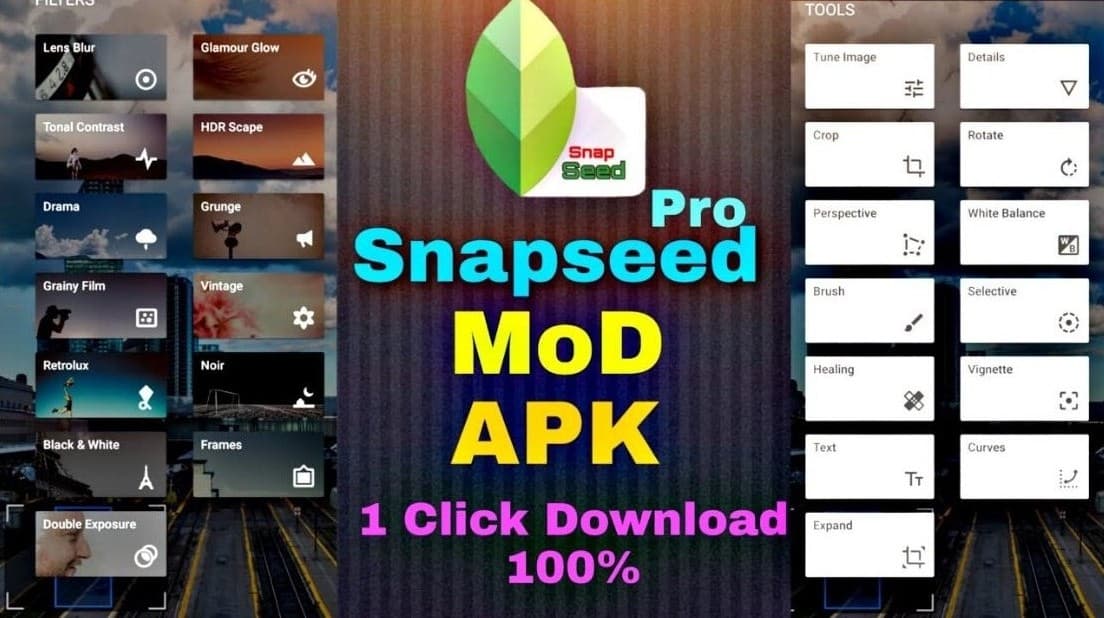 Download Snapseed MOD APK (No Ads, No Watermark) Latest Version 2022