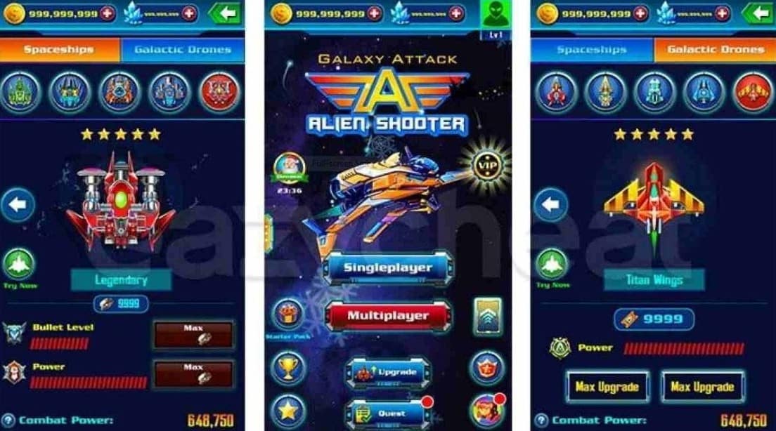 Galaxy Attack: Alien Shooter MOD APK (Unlimited Coins, MOD Menu)