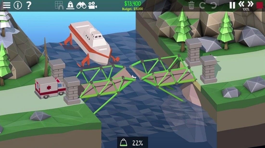 Poly Bridge 2 APK (MOD, Paid, Unlimited Money) Download Free