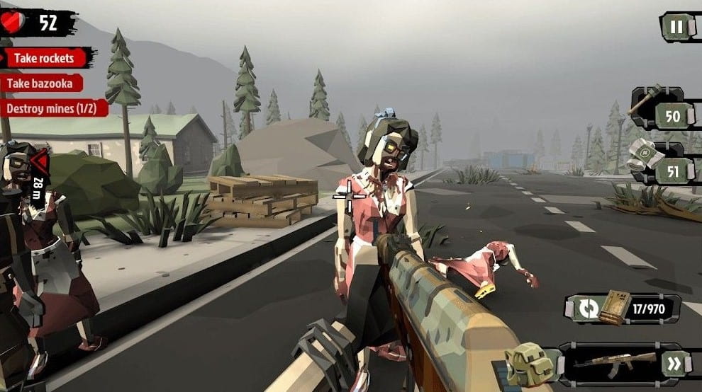 The Walking Zombie 2 MOD APK (Unlimited Money, Ammo, Menu)