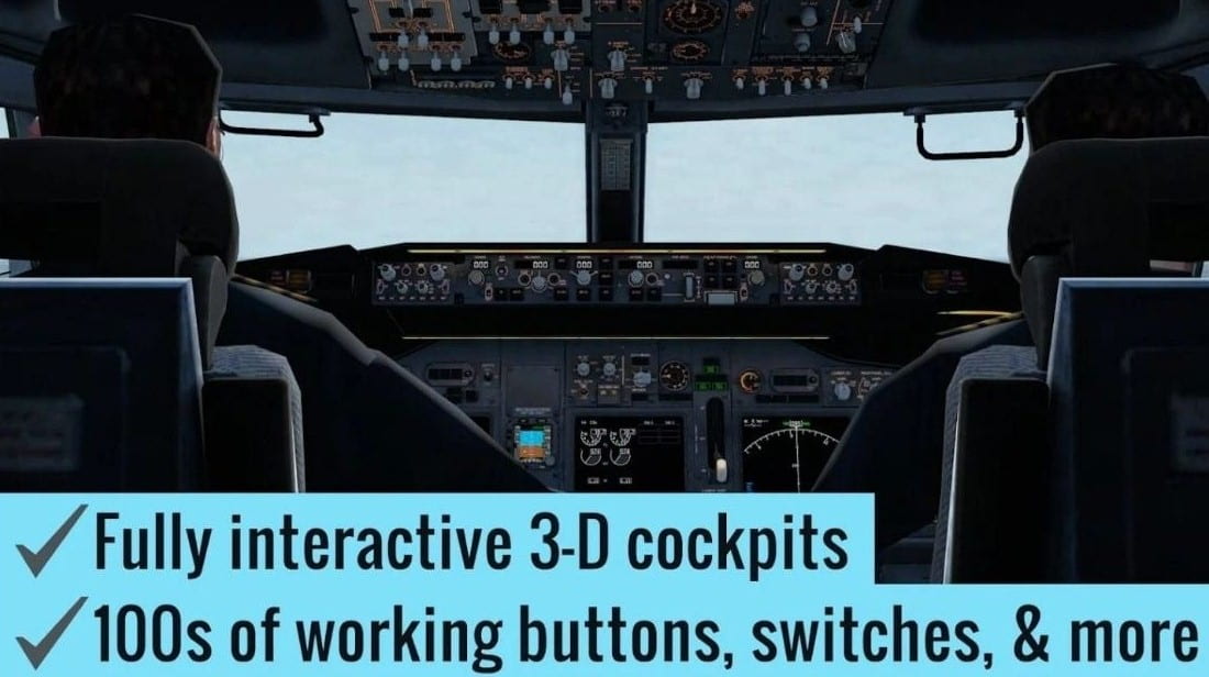 X-Plane Flight Simulator MOD APK (All Planes Unlocked)
