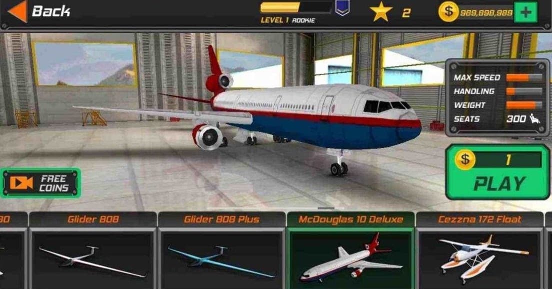 Flight Pilot Simulator MOD APK (Unlimited Coins, Unlock All)