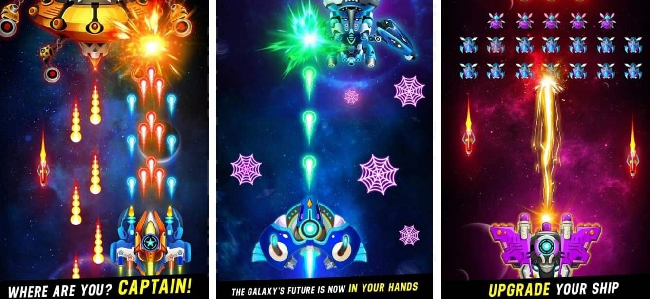 Space Shooter: Galaxy Attack MOD APK (Unlimited Money, Gems)