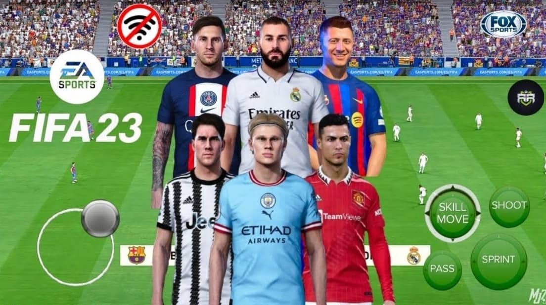 Fifa 23 Android Barcelone Vs Real Madrid Apk + Obb + Data 