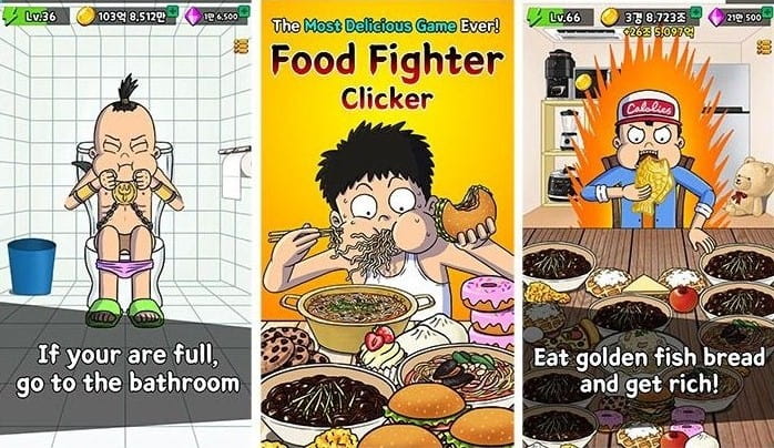 Food Fighter Clicker MOD APK (Unlimited Gems, Gold)