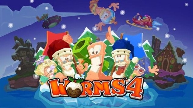 Worms 4 MOD APK (Unlocked All DLC, Weapons)