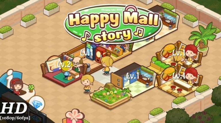 Happy Mall Story MOD APK (Unlimited Coins & Gems)