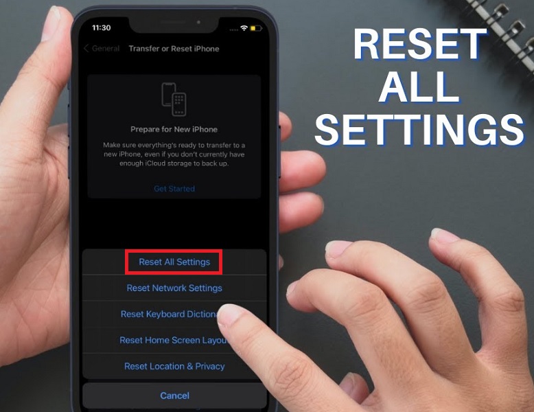 Try resetting the phone attributes