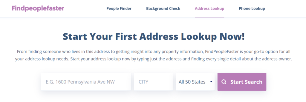 The reverse address lookup can be useful