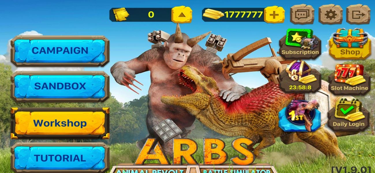 Animal Revolt Battle Simulator MOD APK