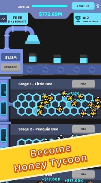 Idle Bee Factory Tycoon Mod apk [Unlimited money][Unlimited